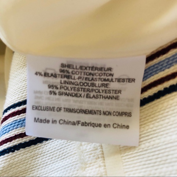 Tory Burch cream blue striped dress with jewels 8 - Picture 10 of 12